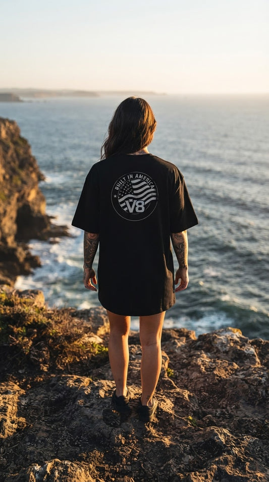 "Built in America" Oversize-Shirt