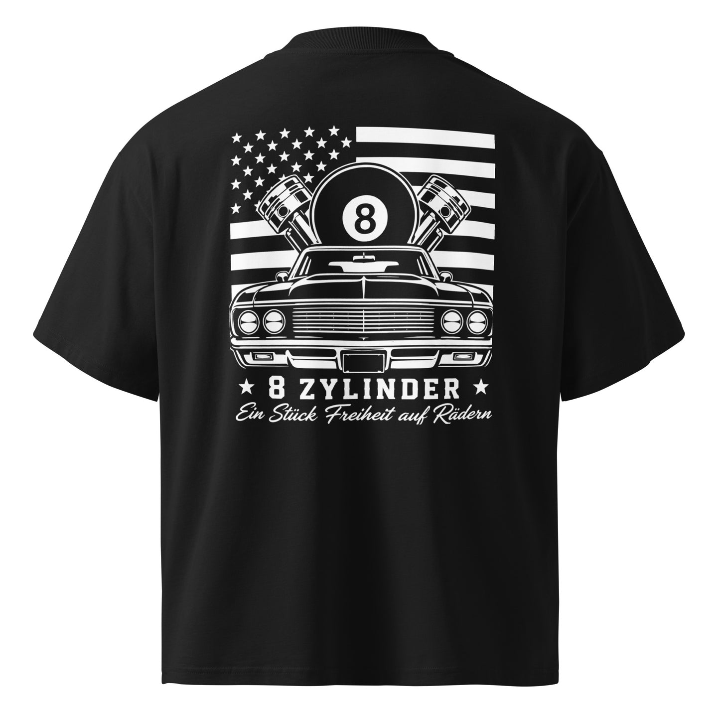 "8 Zylinder" Oversize-Shirt